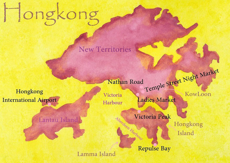 hongkong-inseln-karte
