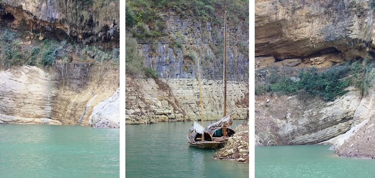 Schiff auf dem Jangtse