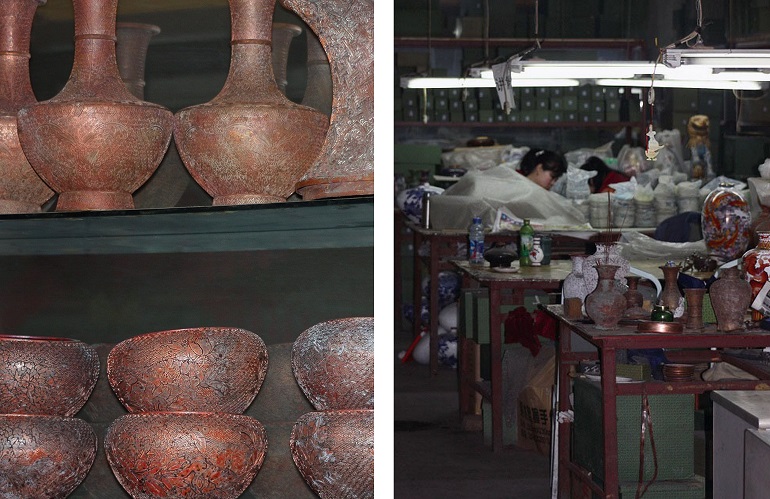 Emaille-Werkstatt, China