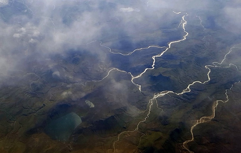 Anflug auf Island