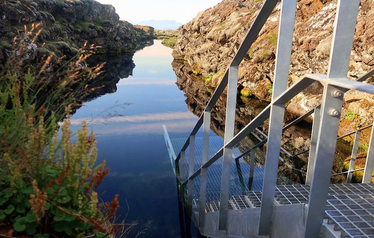 Treppe Silfra-Spalte