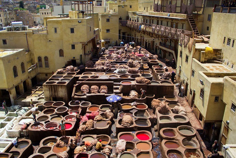 Färberviertel in Fes