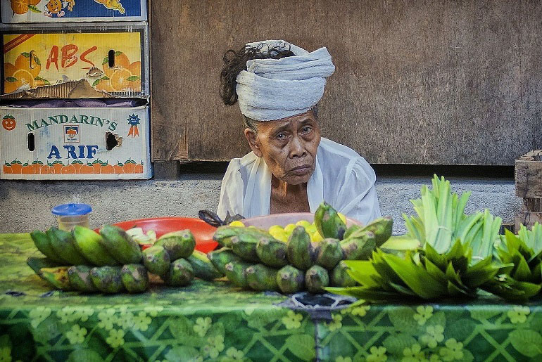 Marktstand auf Bali