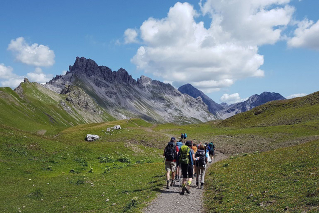 Weg zur Kemptner Hütte