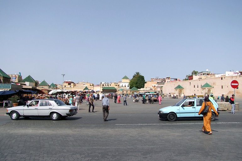 Platz in Meknes