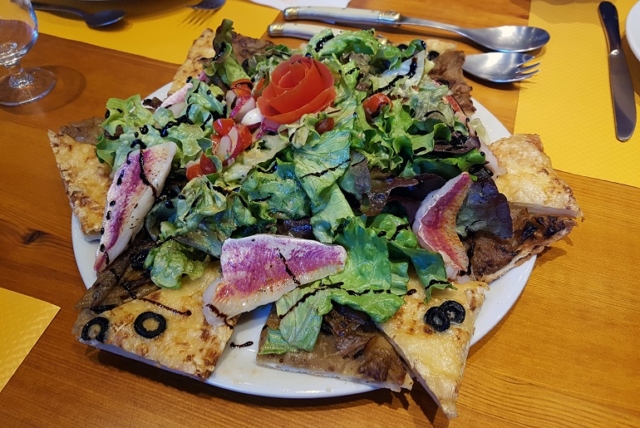 Abendessen in der Herberge