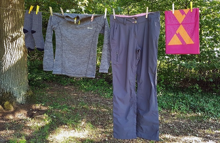 Outdoor-Hygiene: Bekleidung