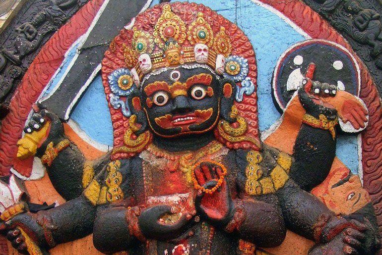 Am Durbar Square in Kathmandu, Nepal