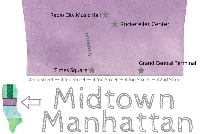 Karte Midtown Manhattan
