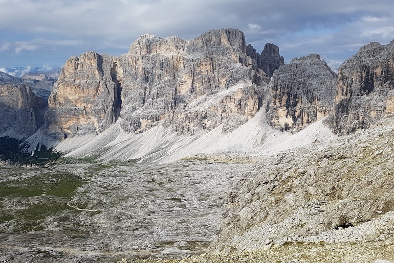 Ausblick vom Gipfel des Kleinen Lagazuoi
