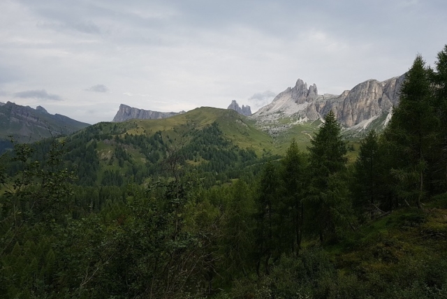 Auf dem Weg zum Rifugio Coldài