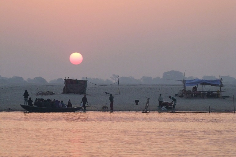 Boot auf dem Ganges