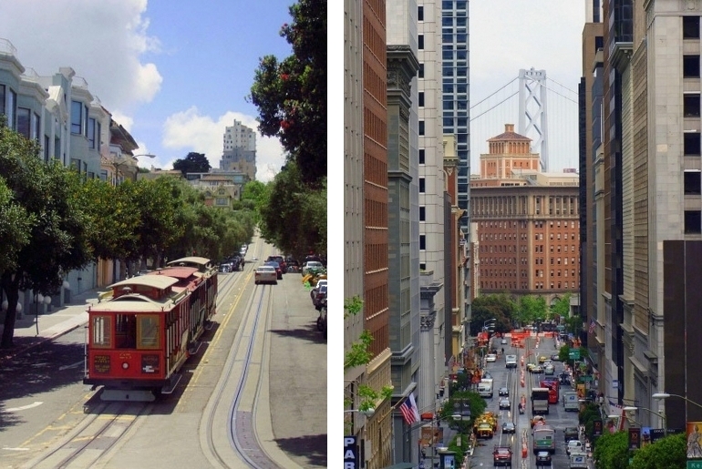 San Francisco: Cable Car und California Street
