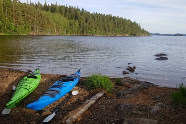 Unsere Kajaks