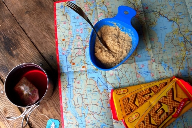 Snack und Karte
