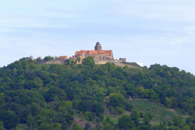 Blick zurück auf die Burg