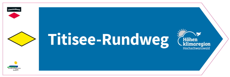 Wegmarkierung Titisee